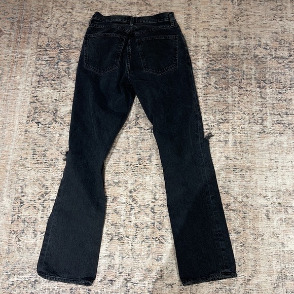 Agolde Black Ripped Jeans - Picture 4 of 5